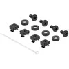 Delock 66845 - Cable management panel - Juodas - Metal - 1U - China - 25.4 cm (10")