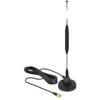 Delock 12423 - 3.5 dBi - 0.824 - 0.960 / 1.710 - 2.200 GHz - 50 ? - Omni-directional antena - SMA - Vertical polarization