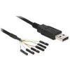 Delock Cable USB kištukas > TTL 6 kontaktų antraštė, viena 1,8 m (3,3 V)