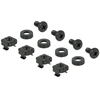 Delock 66849 - Kabelių valdymo skydelis - Juodas - Metalas - Plastikas - 1U - 48,3 cm (19") - 44 mm