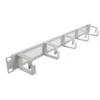 Delock 66544 - Cable management panel - Pilkas - Metal - 1U - 483 mm - 65 mm