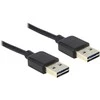 Kabelis USB Delock USB-A - USB-A 1 m Juodas (83460)