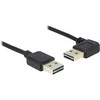 USB kabelis Delock USB-A - USB-A 1 m Juodas (83464)