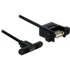 Delock Kabelis USB 2.0 Micro B Buchse zum Einbau USB 2.0 A 1 m