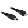 DELOCK cable USB micro-B St/ USB mini St 1m