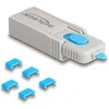 Delock Type-C™ Port Blocker Set für Type-C™ Buchsen 5 Stück + Verschlusswerkzeug