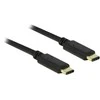 DELOCK Cable USB Type-C 2.0 male > USB Type-C 2.0 male 2.0 m juodas