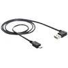Delock Cable EASY USB 2.0-A > Mini USB 5 kontaktų kampu dešinė/kairė 2 m