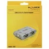 Delock USB 2.0–4 x nuoseklusis adapteris