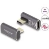 Kampinis USB-C į USB-C metalinis adapteris