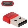 Adapteris USB Delock 60050 USB-A - USB-C Raudona (60050)