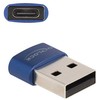 Delock Adapteris USB 2.0, USB Typ-A vyrams do USB Type-C żeńskie, mėlyna