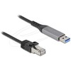 Delock USB LAN kabelis, USB Type-A į RJ45 Gigabit Ethernet 2 m