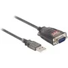 Delock Adapteris USB 2.0 Type-A iki 1 x serijinio RS-232 D-Sub 9 kontaktų kištukas 1 m