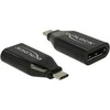 Delock USB-C adapteris – Displayport M / F 4K 60Hz Juodas
