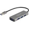 HUB USB Delock DeLOCK 63171 Korpusai ir mazgai USB 3.2 Gen 1 (3.1 Gen 1) Tipas-A 5000 Mbit / s Pilkas
