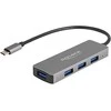 HUB USB Delock DeLOCK 63173 huby i koncentratory USB 3.2 Gen 1 (3.1 Gen 1) Type-C 5000 Mbit/s Juodas