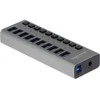 DLC DeLOCK 63670 sąsajos šakotuvas USB 3.2 Gen 1 (3.1 Gen 1) Type-B 5000 Mbit/ai Pilka
