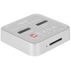 „Delock“ prijungimo stotelė, skirta 1 x M.2 NVMe SSD + 1 x M.2 SATA SSD