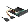 Šakotuvas Delock 3.5? USB 3.2 Gen 1 priekinis skydelis 2 x USB Type-C™ + 2 x USB Type-A