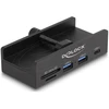 HUB USB Delock Zewnętrzny USB 5 Gbps Hub su 2 x USB Typ-A, 1 x USB Type-C™ i SD + Micro SD Slot su śrubą blokującą (64263)