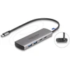 HUB USB Delock DeLOCK 64299 huby i koncentratory USB 3.2 Gen 1 (3.1 Gen 1) Type-C 10000 Mbit/s Pilka