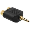 Delock Adapteris Audio Klinke 3,5 mm3 Pin Stecker > 2 x Cinch Buchse