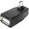 Delock Adapteris USB micro-B Stecker > USB 2.0-A Buchse OTG 270° gewinkelt