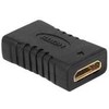 ADAPTER HDMI MINI(F)->HDMI MINI(F) BECZKA JUODA DELOCK