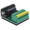 Delock Adapteris Sub-D 9 Pin Buchse zu Terminalblock 9 Pin mit Drucktaster