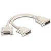 Delock Adapteris kabelis Y Splitter D-Sub HD 26 Pin kištukas į 2 x D-Sub HD 26 Pin lizdas su varžtais 30 cm (67171)