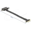 Delock Riser Karte PCI Express 3.0 x1 Stecker zu x4 Slot mit Kabelis 30 cm