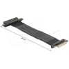 Delock Riser Karte PCI Express 3.0 x4 Stecker zu x8 Slot mit Kabelis 30 cm