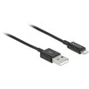 „Delock“ USB kabelis USB-A – „Lightning 1 m Juodas“ (83002)
