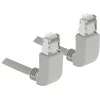 Delock Netzwerkkabel RJ45 Cat.6A S/FTP oben / oben gewinkelt 2 m