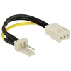 Delock Kabelis Power Molex 3 Pin Verlängerung St / Bu