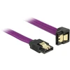 „Delock“ SATA III 6Gb/s 20 cm kampinis kabelis (metaliniai skląsčiai), aukščiausios kokybės