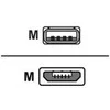 DELOCK USB kabelis A -> micro B St/St 1.00m 90° jungtis