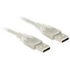 USB kabelis Delock USB-A - USB-A 2 m Skaidrus (83889)