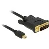 Kabelis Delock DisplayPort Mini - DVI-D 1m juoda (83988)