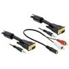 Delock Kabelis VGA + Sound 3m Stecker-Stecker