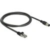 Delock Kabelis sieciowy Juodas 1 m Cat5e S/FTP (S-STP) (84922)