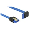 DeLOCK 84995, 0.2 m, SATA III, SATA 7-pin, SATA 7-pin, Male/Male, Juodas, Mėlyna