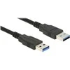 DELOCK Cable USB 3.0 Type-A male > USB 3.0 Type-A male 1,5 m juodas