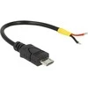 Delock kabelis USB 2.0 Mini-B kištukas > 2x atviri kabelio galai galia 10 cm Raspberry