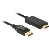 DELOCK Cable Displayport 1.2 male more High Speed HDMI-A vyriškas pasyvus 4K 5 m juodas