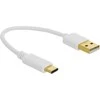 Delock USB įkrovimo laidas Type-A į USB Type-C™ 15 cm