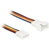 Delock 4-pin - 4-pin, 0.5m, Multicolor (85362)