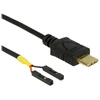 „Delock“ kabelis USB Type-C™ 2.0 kištukas > 2 x smeigtukų lizdas, vienos galios 10 cm