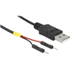 Delock A tipo USB maitinimo kabelis iki 2 x kištuko vieno maitinimo 10 cm
